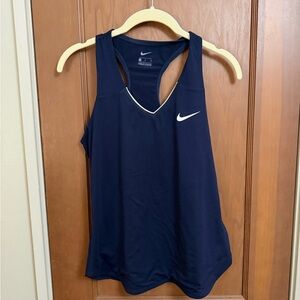 Nike Women's Dark Blue Racerback Tank Top